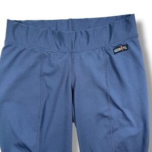Kerrits Flow Rise Knee Patch Performance Horse Riding Tight 50200‎ Blue Medium